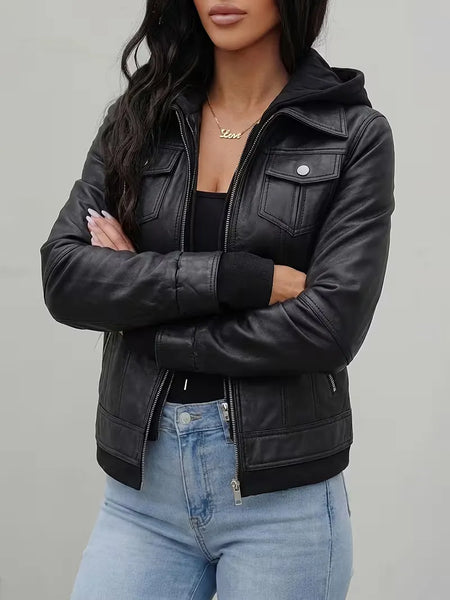 Women's Detachable Hooded Jacket