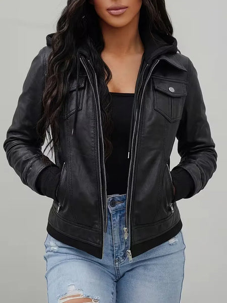 Women's Detachable Hooded Jacket