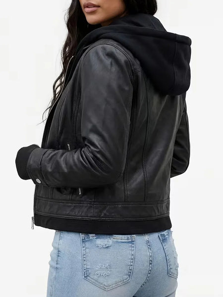 Women's Detachable Hooded Jacket