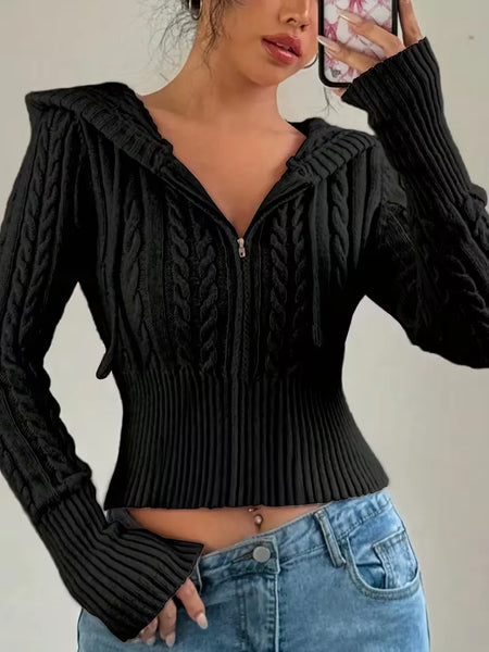 Women's Full Zip Hooded Sweatshirt