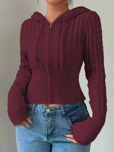 Women's Full Zip Hooded Sweatshirt