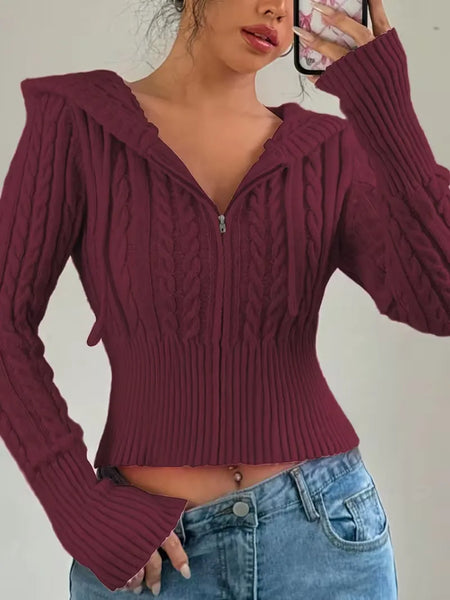 Women's Full Zip Hooded Sweatshirt