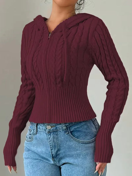Women's Full Zip Hooded Sweatshirt