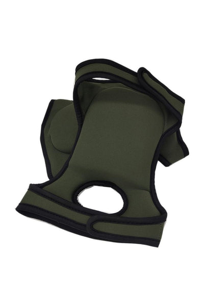 Women's Guacamole Green Cushioned Gardening Knee Pads with Velcro Straps