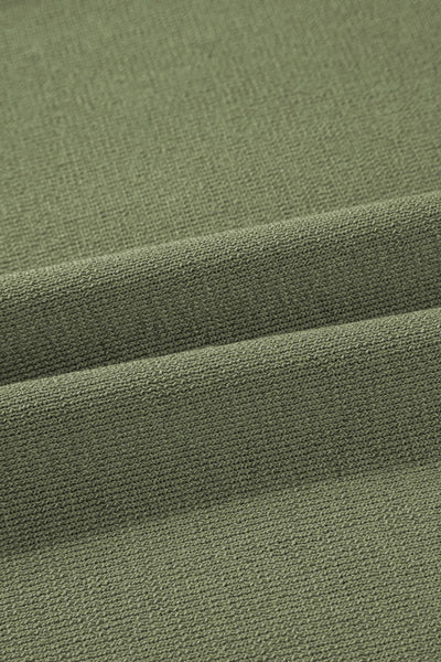 Women's Guacamole Green Knit Wide-Leg Two-Piece Lounge Set
