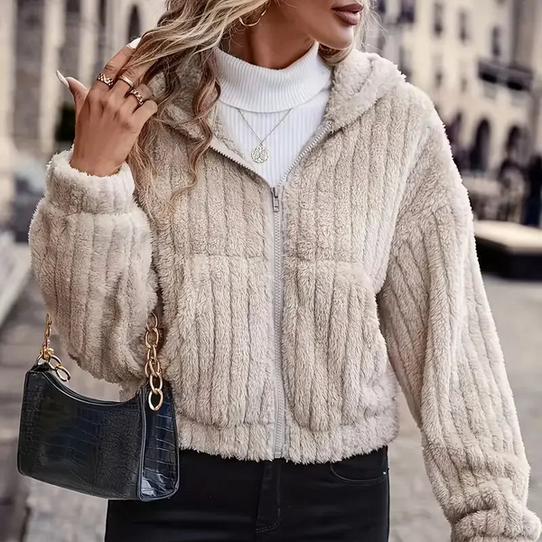 Hooded Plush Winter Jacket