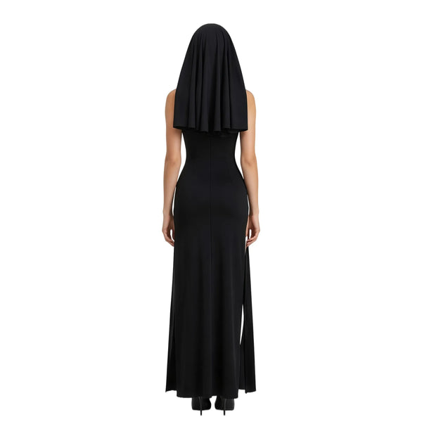 Women's Medieval Nun Cosplay Dress