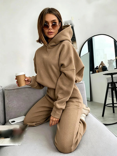 Women's Oversized Hooded Loungewear Set