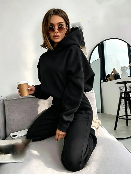 Women's Oversized Hooded Loungewear Set