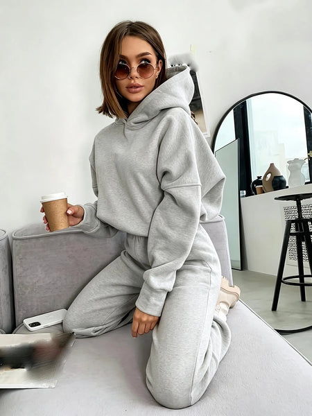Women's Oversized Hooded Loungewear Set