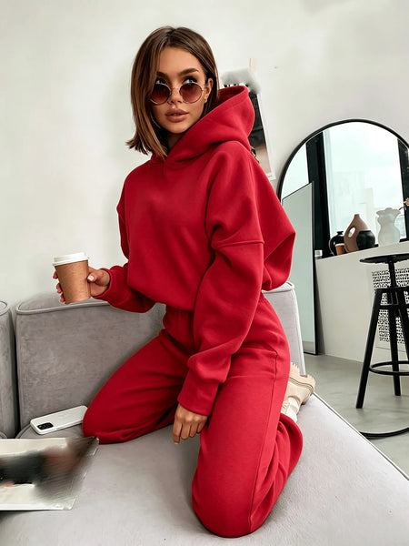 Women's Oversized Hooded Loungewear Set