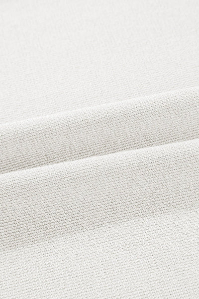 Women's Relaxed Colorblock Knit Two-Piece Pant Set in Alabaster