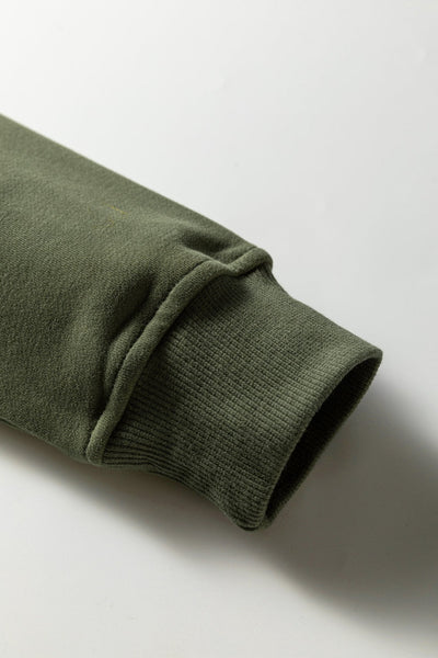 Women's Women’s Olive Green 'Merry' Varsity Graphic Hoodie