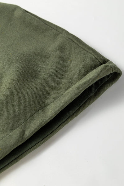 Women's Women’s Olive Green 'Merry' Varsity Graphic Hoodie