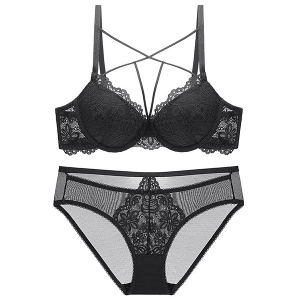 2 Piece Embroidery Lingerie lingerie 31.00 Fashion Play