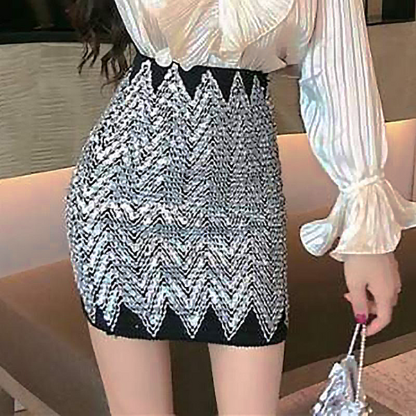 Exotic Pattern Mini Skirt