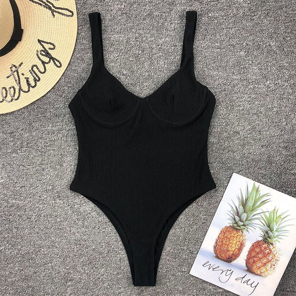 One Piece Corduroy Swimsuit swimsuit 31.00 Fashion Play