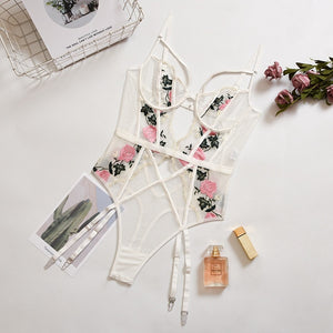 3 Piece Floral Class Lingerie lingerie 35.00 Fashion Play