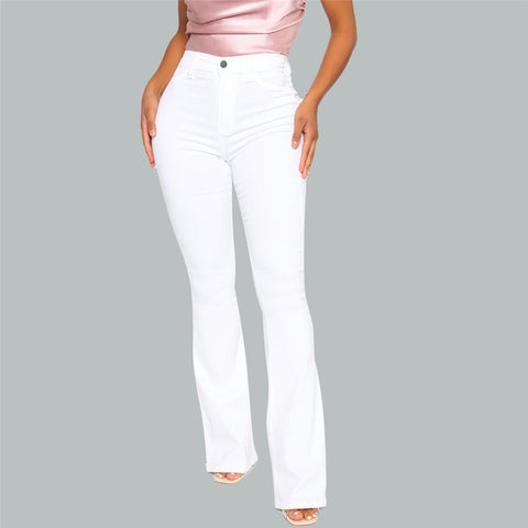 Relaxed Fit Ivory Jeans