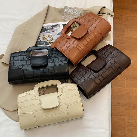 Alligator Pattern Handbag