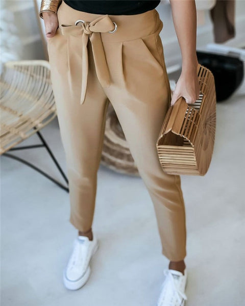 Tied Office Lady Pants
