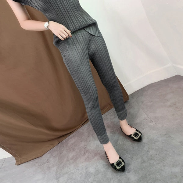 Lined Office Stretch Pants
