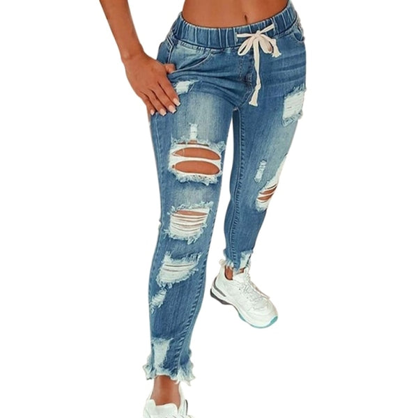 Mid WaistBand Stretch Jeans