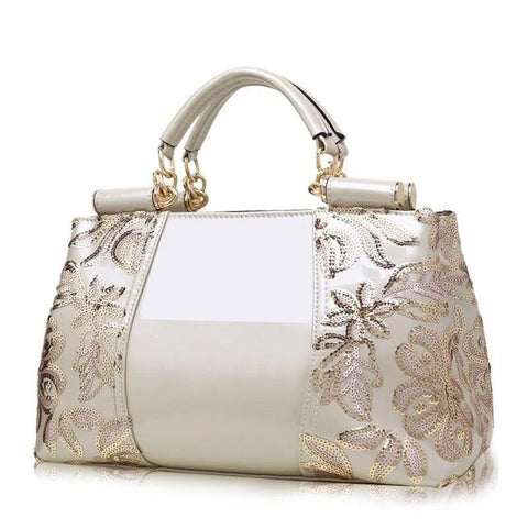 Floral Gloss Handbag