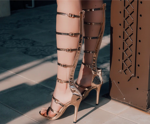 Leg Strap Gladiator Heel