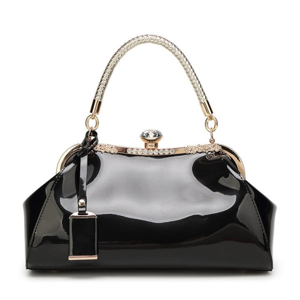 Luxury Leather Shine Handbag