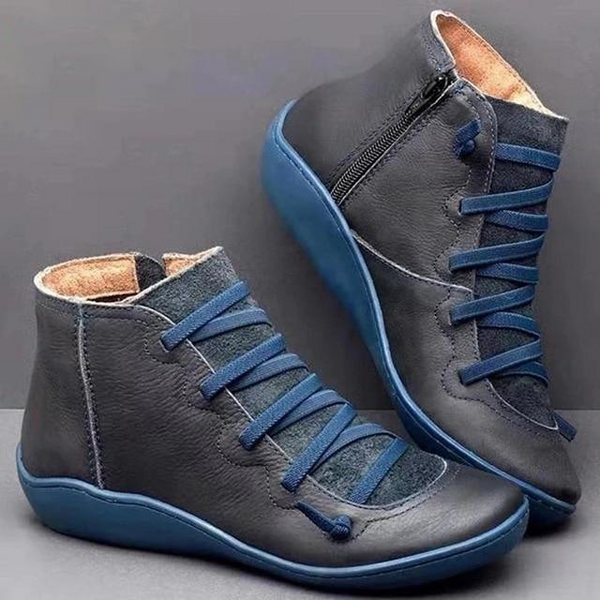 Zip & Lace Boot Shoe