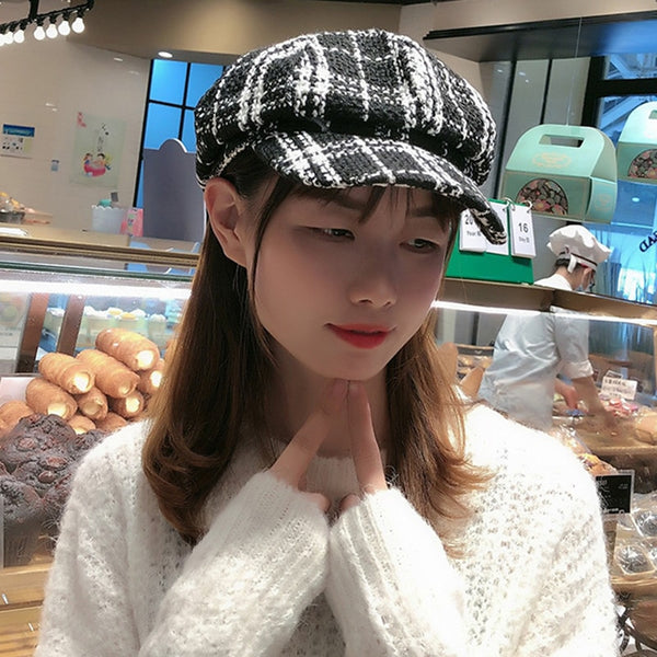 Plaid Golf Hat