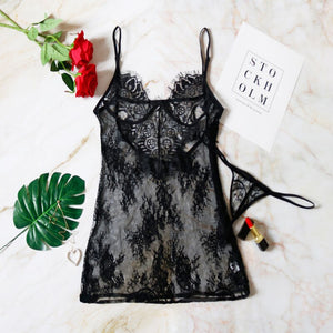Eyelash Lace Nightdress lingerie 29.00 Fashion Play
