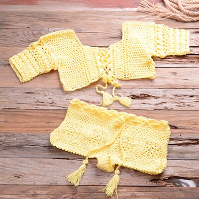 Crochet Knit Beachwear swimsuit 31.00 Fashion Play