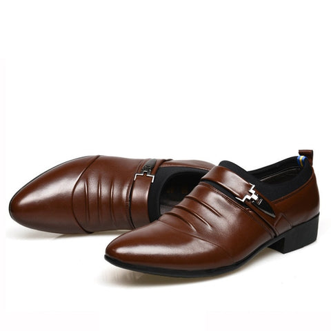 Leather Buckle Dress Shoes  35.00 Fashion Play