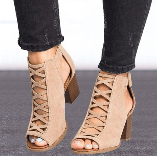 Laced Sandal Heels  36.00 Fashion Play