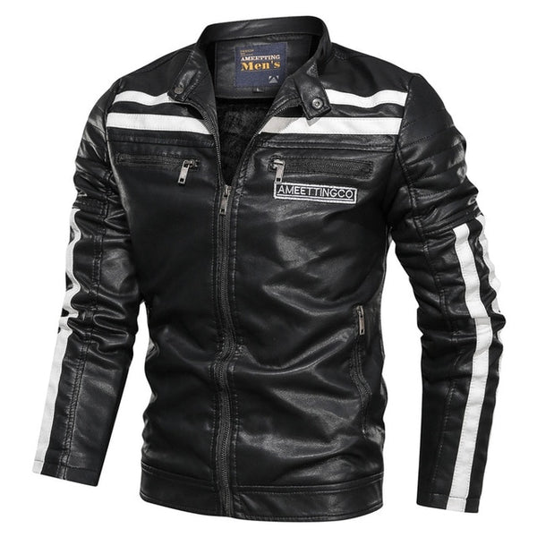 Motor Bike Leather Jacket  47.00 Fashion Play