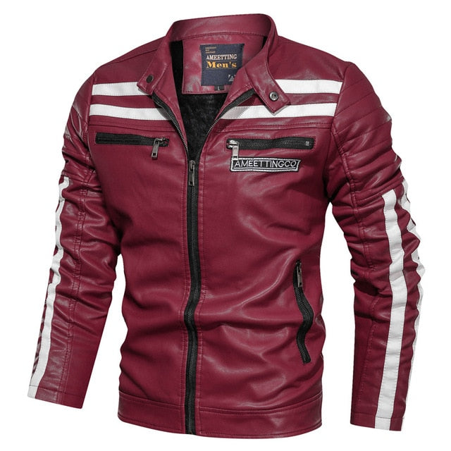 Motor Bike Leather Jacket  47.00 Fashion Play