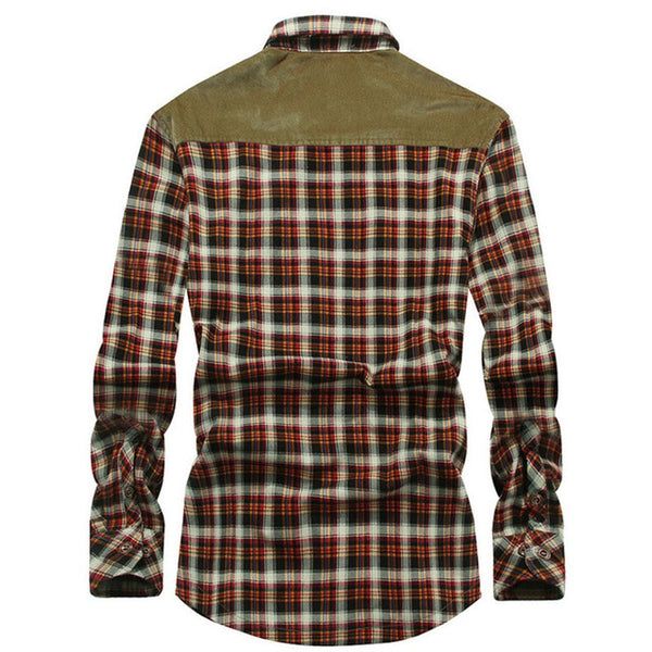 Double Pocket Plaid Shirt Jacket 55.00 Fashion Play