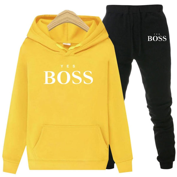 Boss Hoodie Set  35.00 Fashion Play