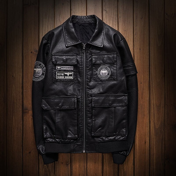 Motor Leather Jacket Jacket 75.00 Fashion Play